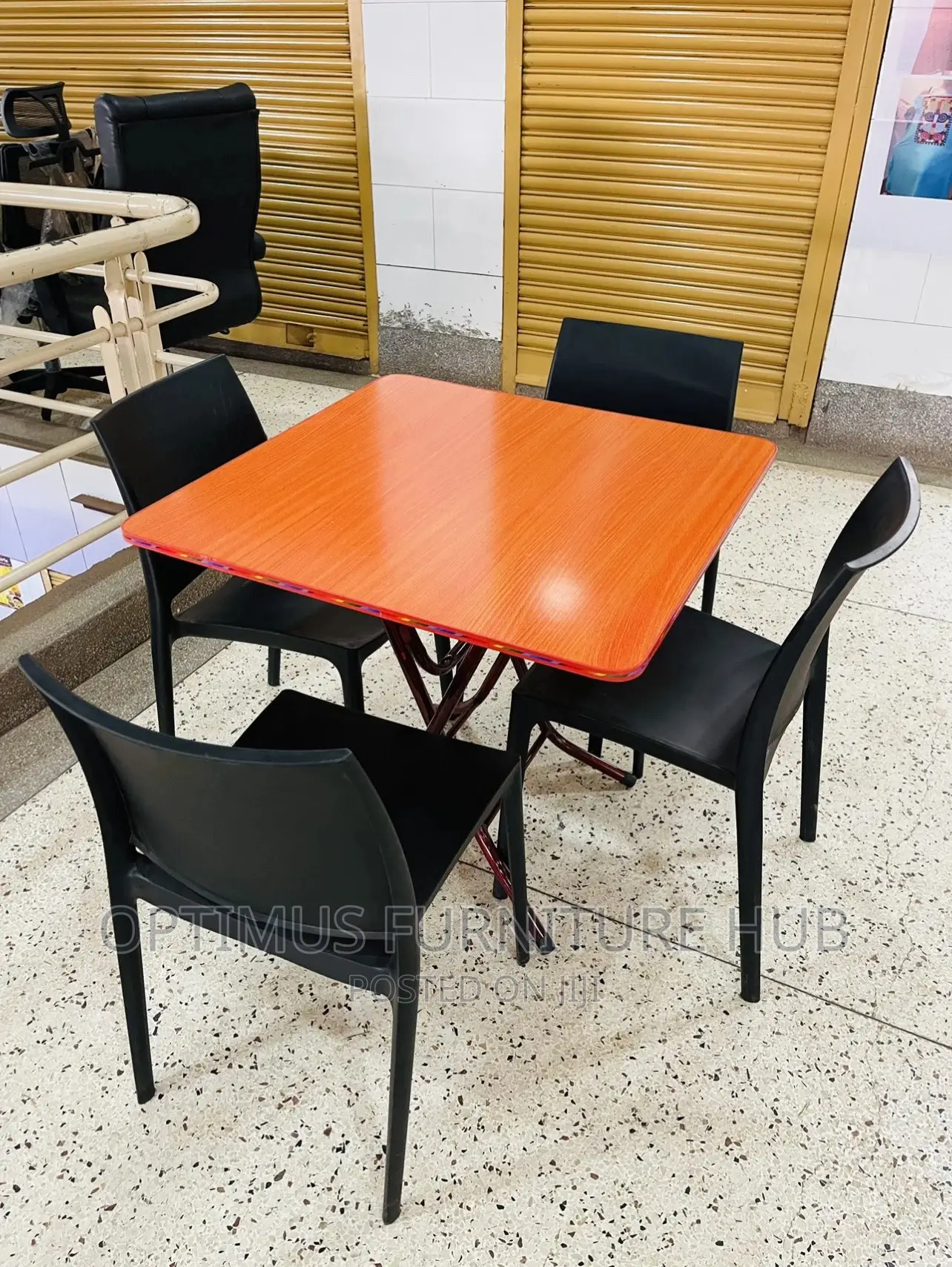 Table and Black Chairs