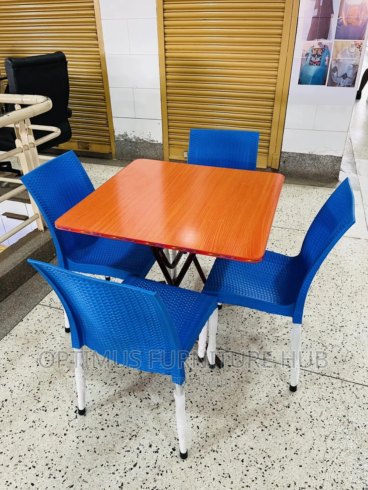 Four Chairs and Table