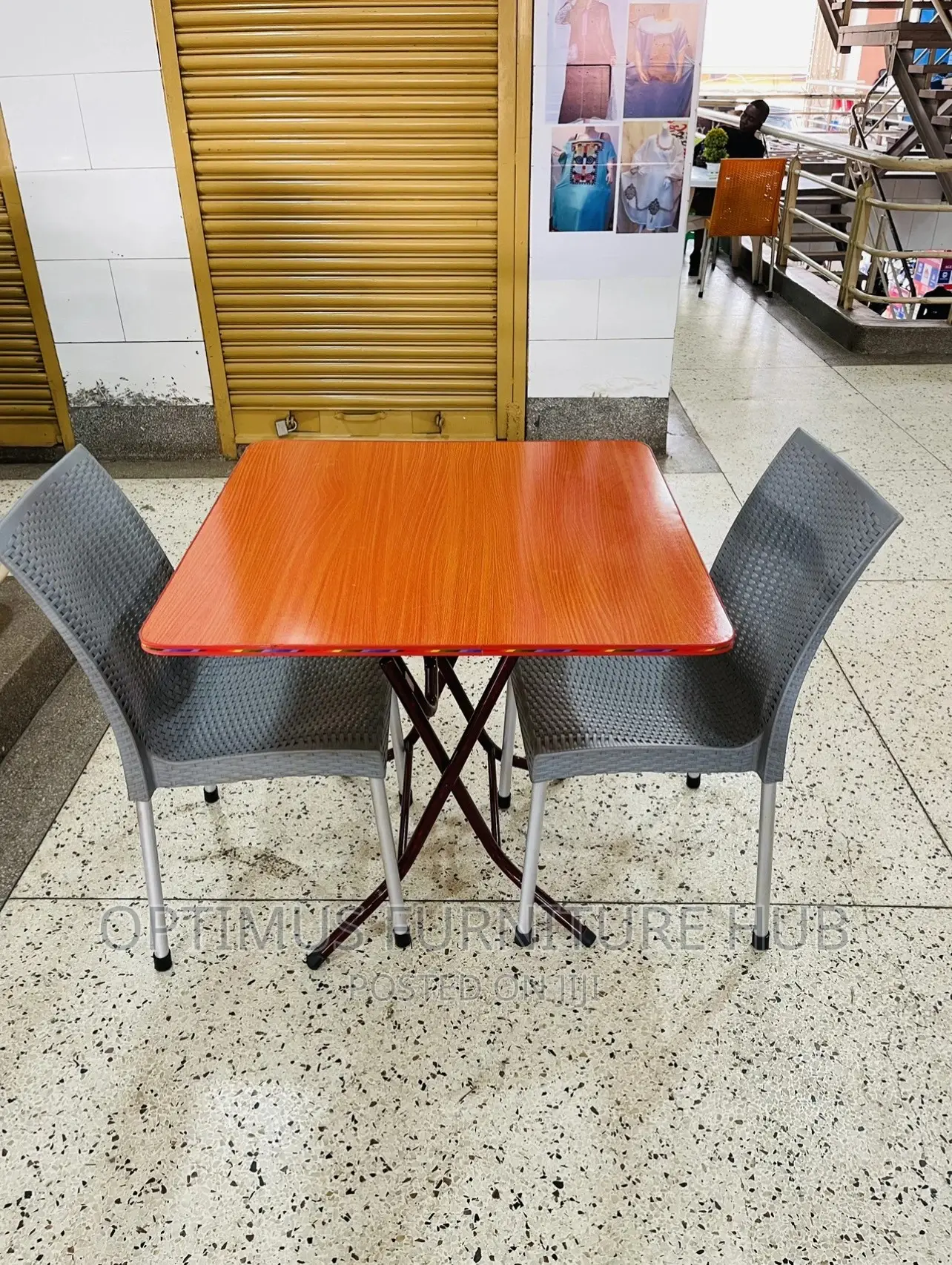 Table and Two Chairs