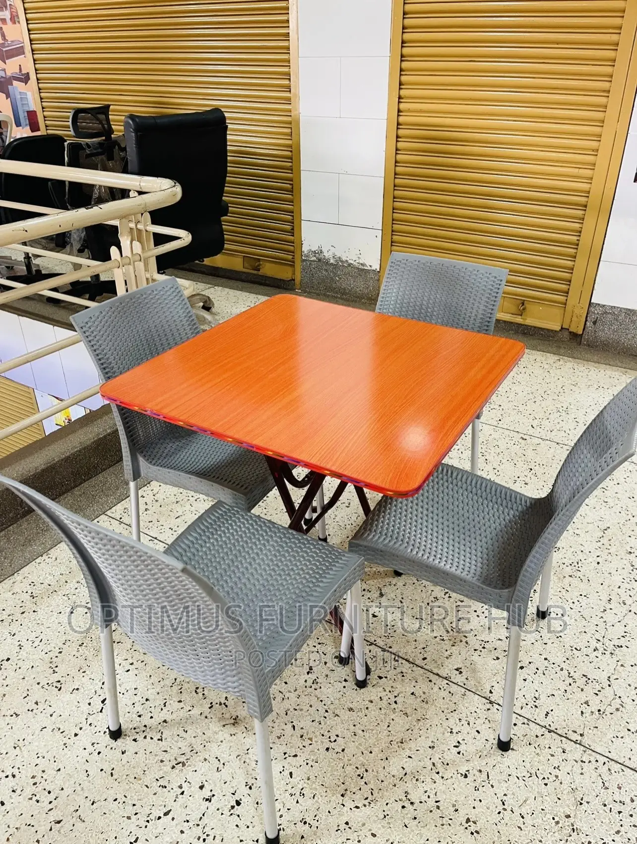 Table and Four Chairs