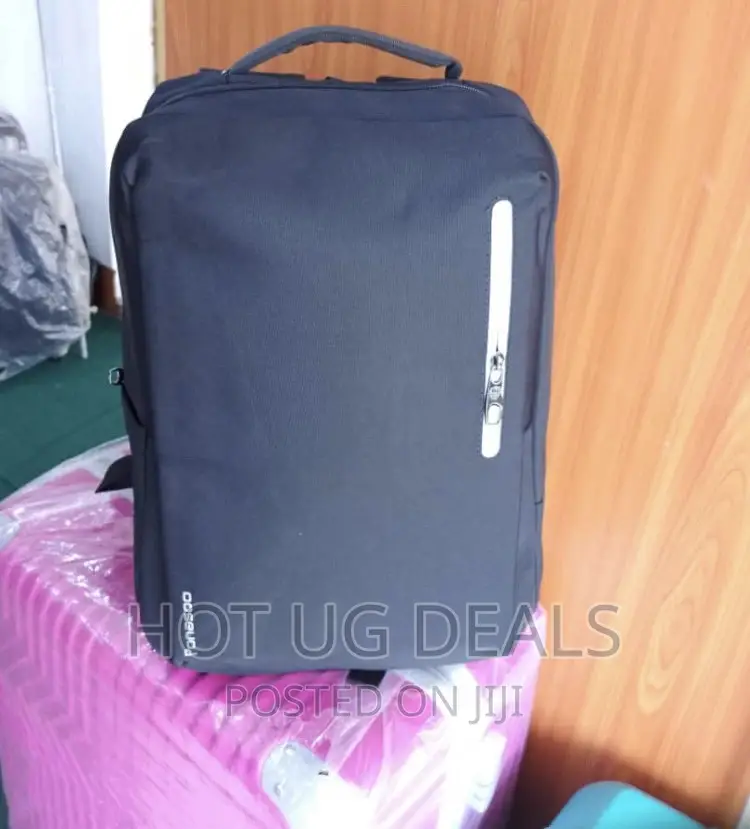 Ponasoo Laptop\School Bag Leather - Black