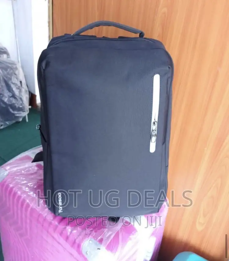 Ponasoo Laptop\School Bag Leather - Black