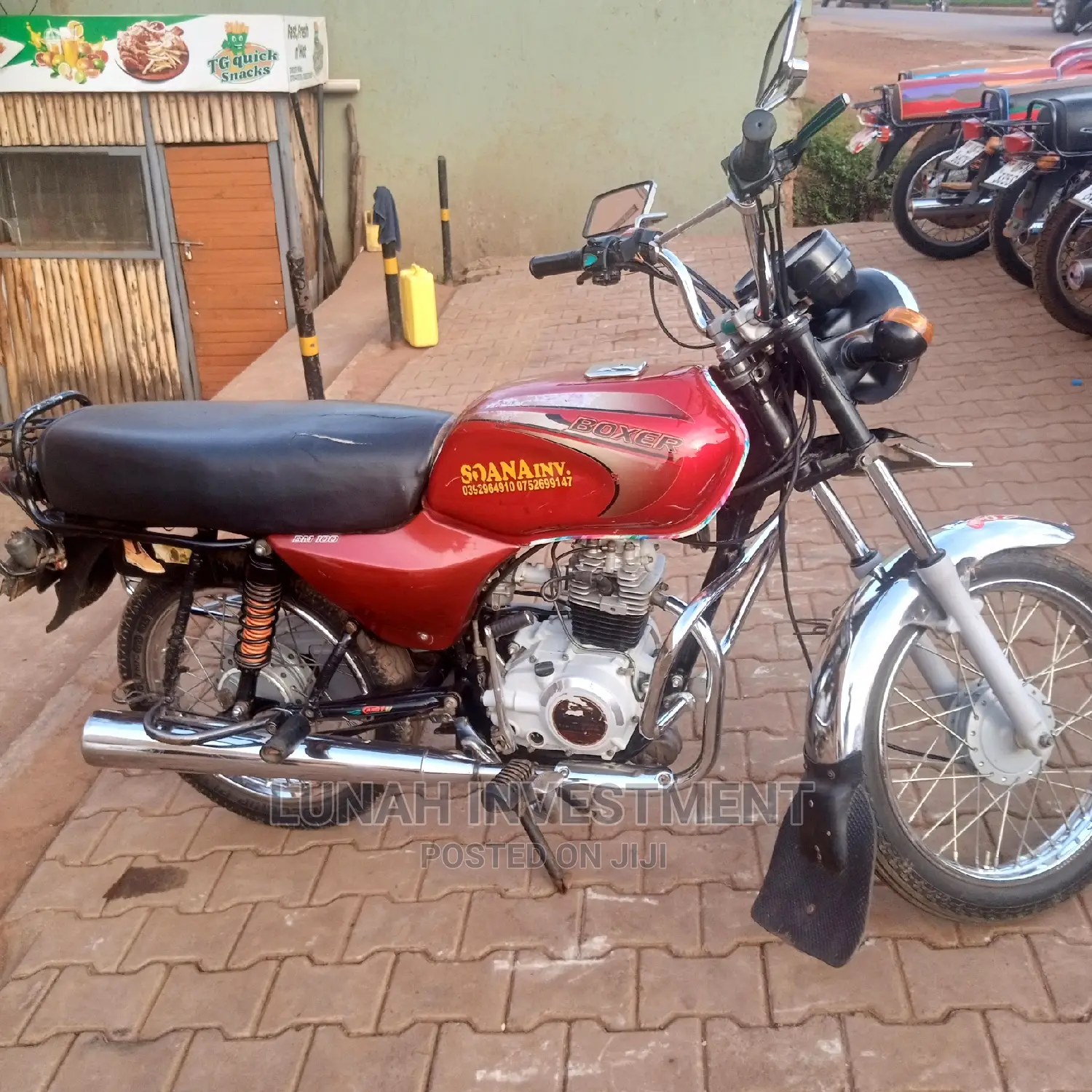 Bajaj Boxer 2021 Red