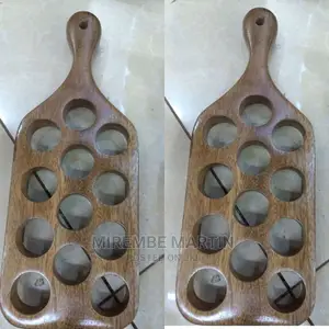 Wooden Glass Holder