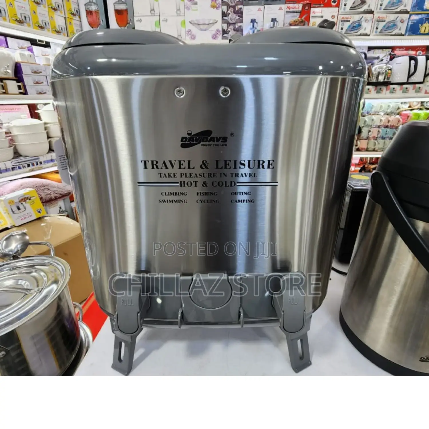 Hot and Cold Twin Vacuum Flask.