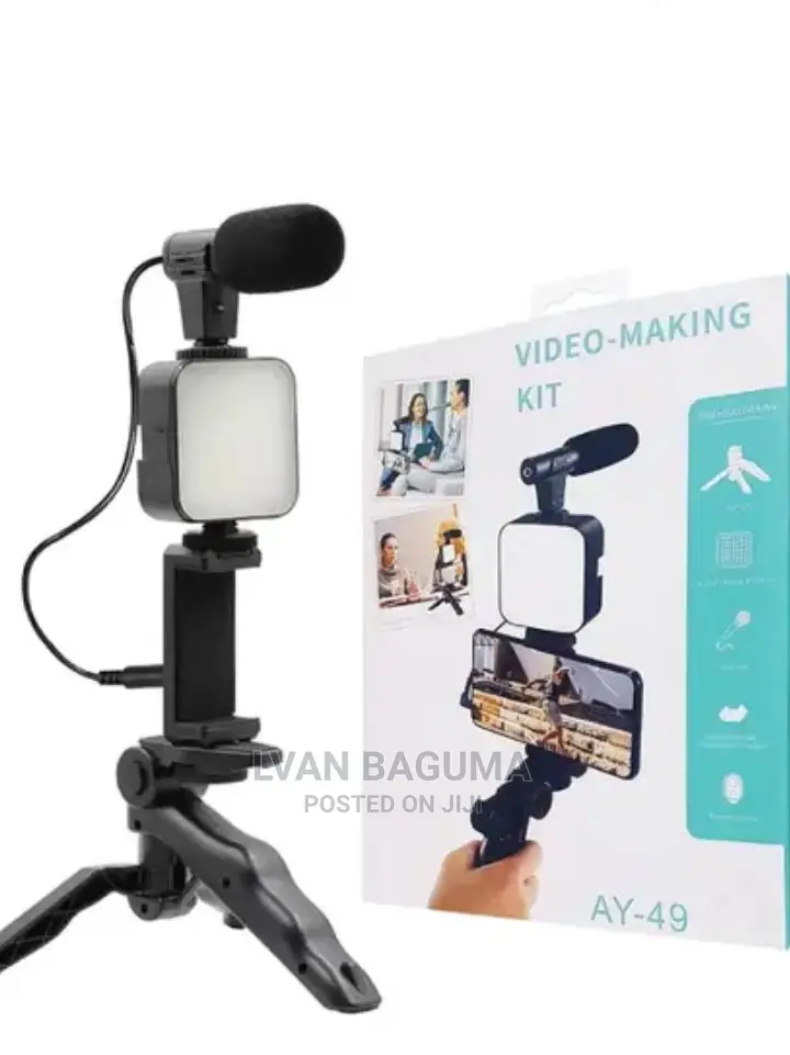 Video Making Kit for Smart Phones (AY- 49)- Live Broadcast