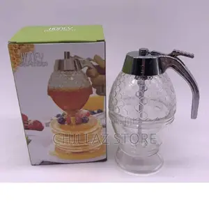 Honey Glass Dispenser.