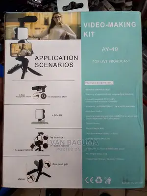 Video Making Kit for Smart Phones (AY- 49)- Live Broadcast