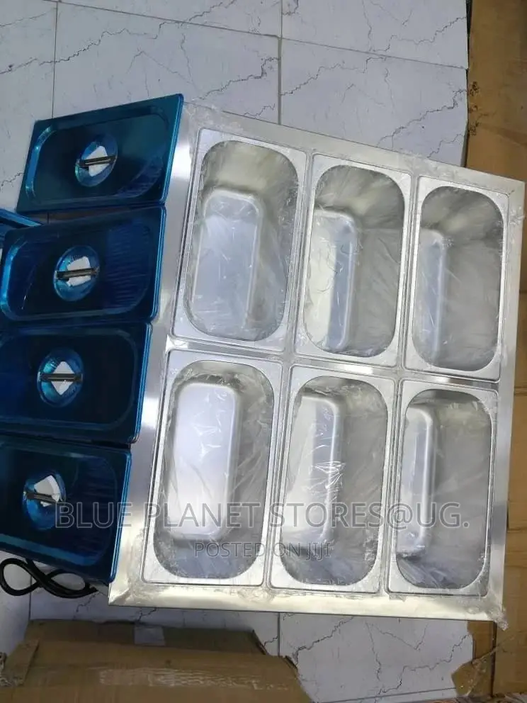 Commercial 6 Portions Electric Bain Marie/Buffet Food Warmer