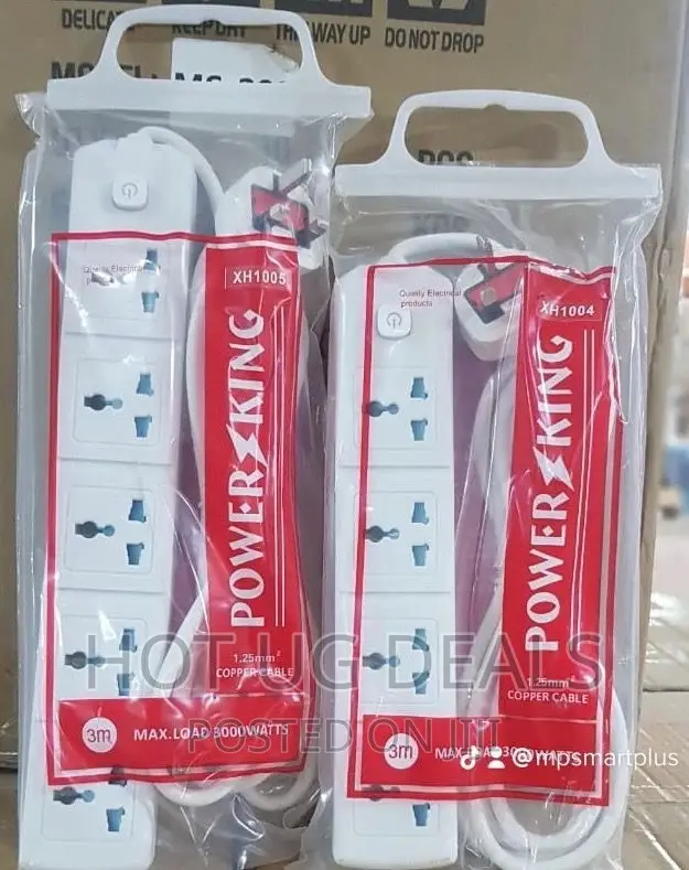 Power King Heavy Duty 5-Way Powerextension Cable With Switch
