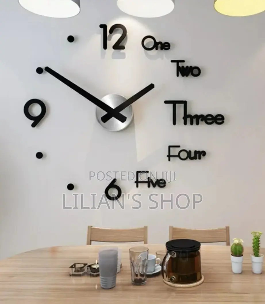 3D Classy Wall Clock