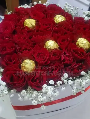 Red Flower With Chocolate