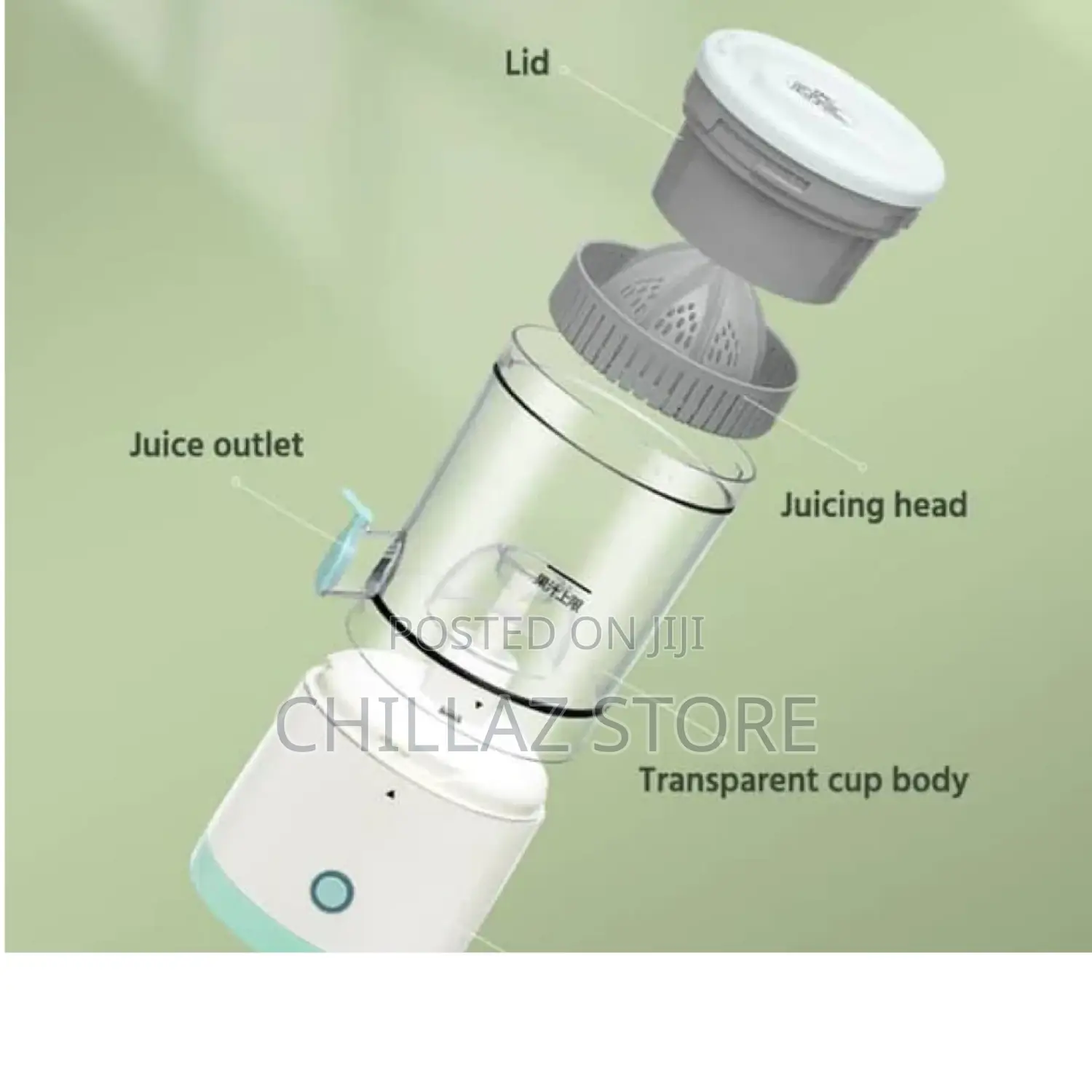 Portable Electric Citrus Juicer Blender.