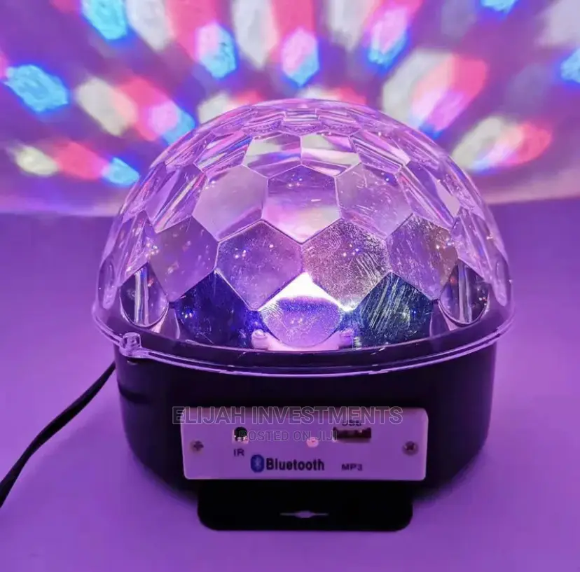 Rotating Multi Mp3 Ball Bluetooth LED Light