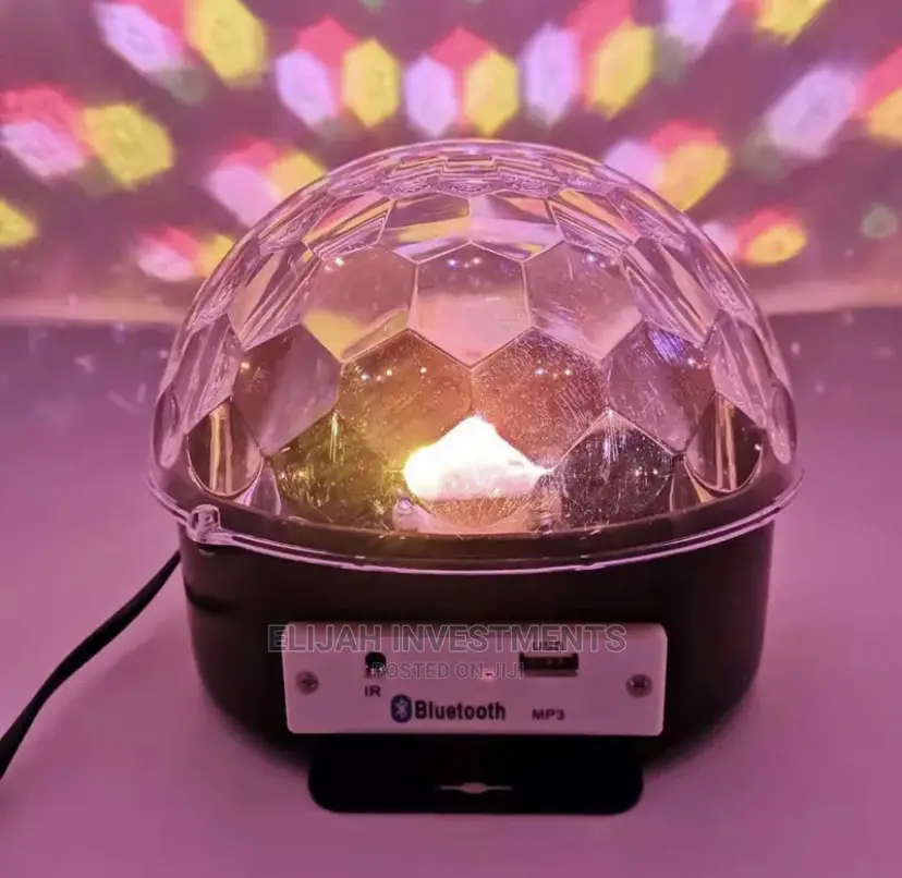 Rotating Multi Mp3 Ball Bluetooth LED Light