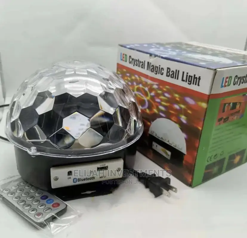 Rotating Multi Mp3 Ball Bluetooth LED Light