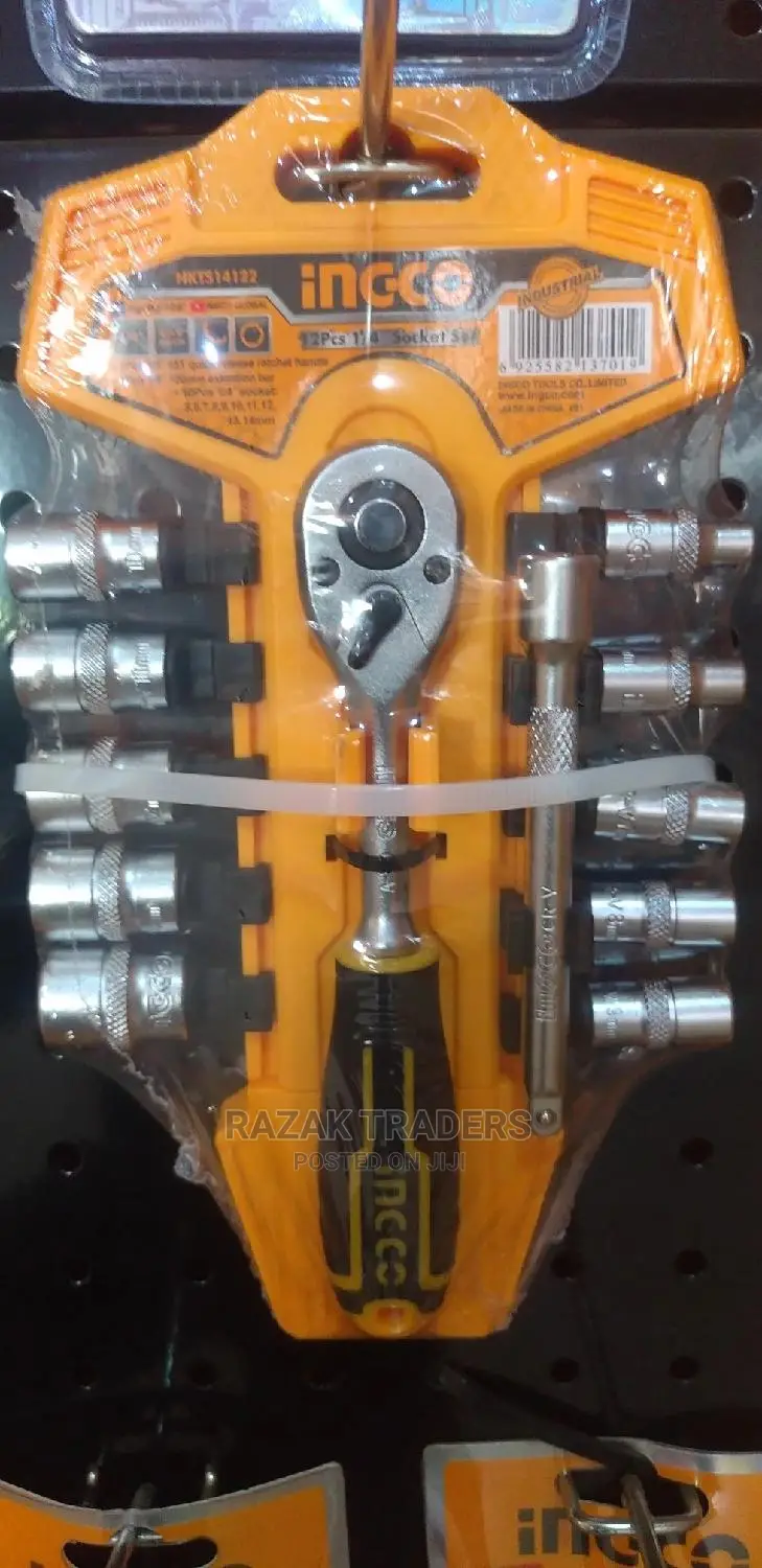 Ingco HKTS12122 12pcs 1/4" Socket Set