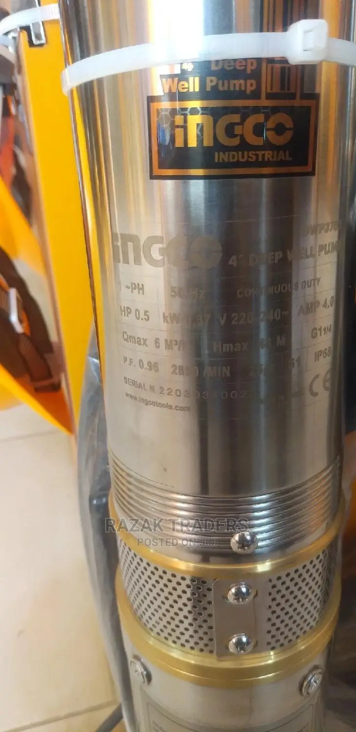 Ingco Deep Well Submersible Water Pump 48m