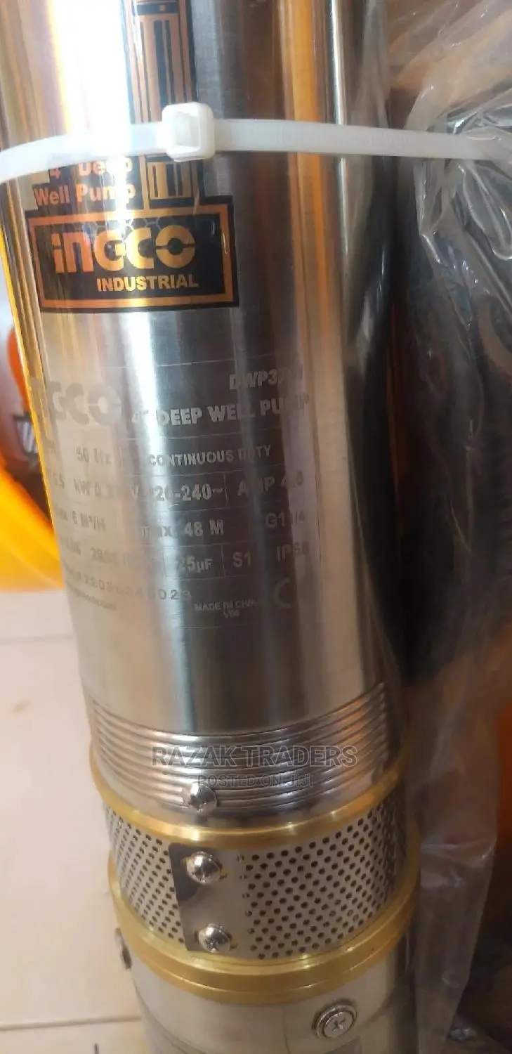 Ingco Deep Well Submersible Water Pump 48m