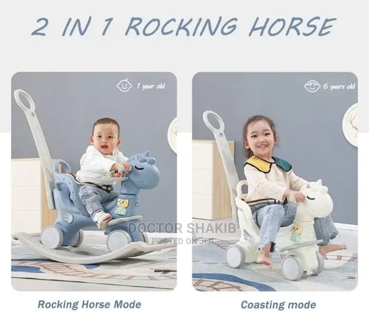 2 In 1 Kids Stroller Rocking Chair
