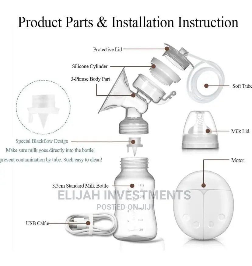 Electric Automatic Double Breast Pump - Intelligent RH228