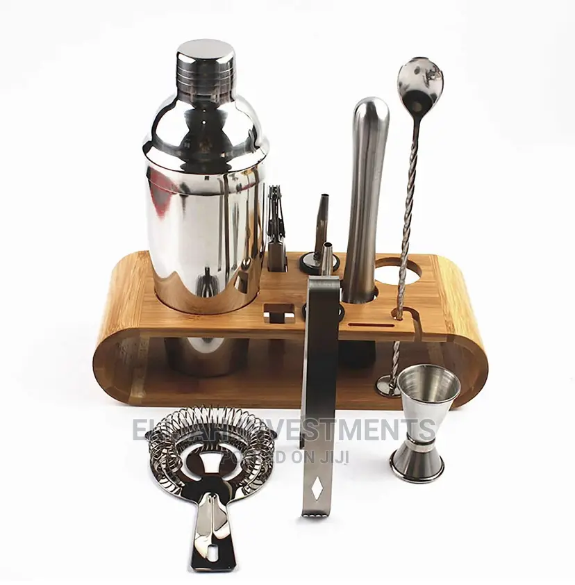12pcs Stainless Steel Bar Cocktail Shaker Set