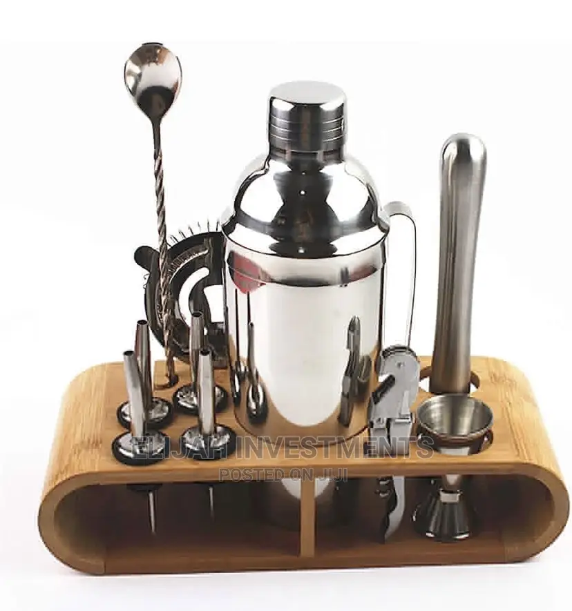 12pcs Stainless Steel Bar Cocktail Shaker Set