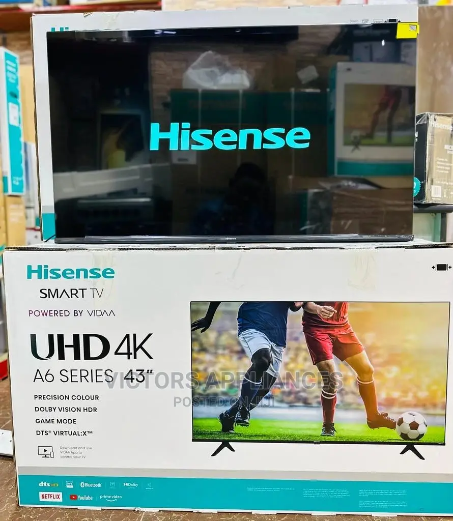 Brand New Hisense 43inch Uhd Digital Smart TV