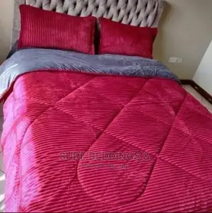 Coral Velvet Duvet