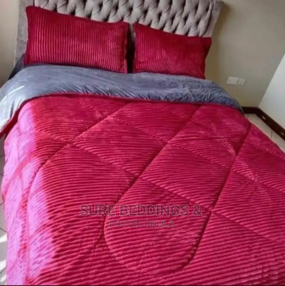 Coral Velvet Duvet
