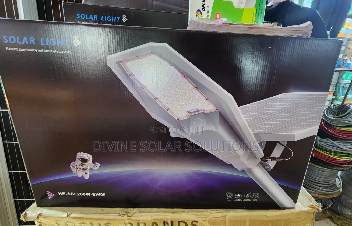 200w Blue Carbon Solar Street Light