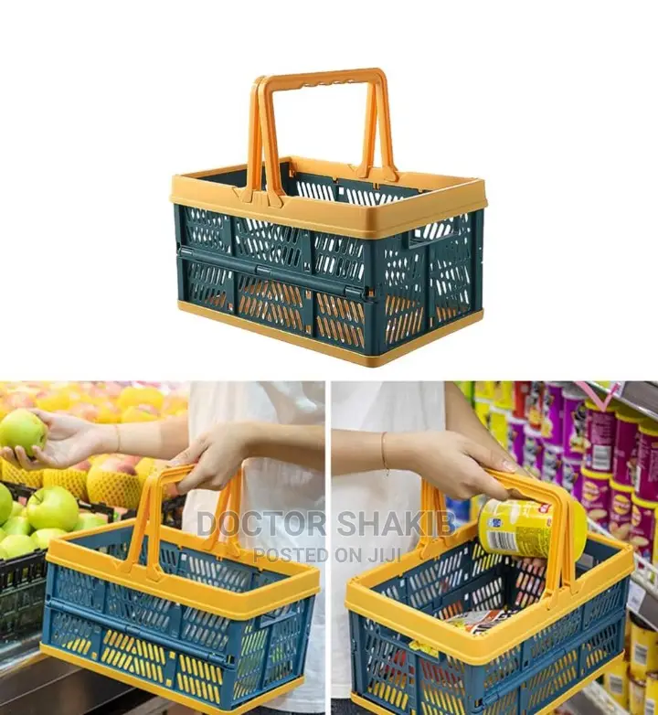 Durable Foldable Plastic Basket