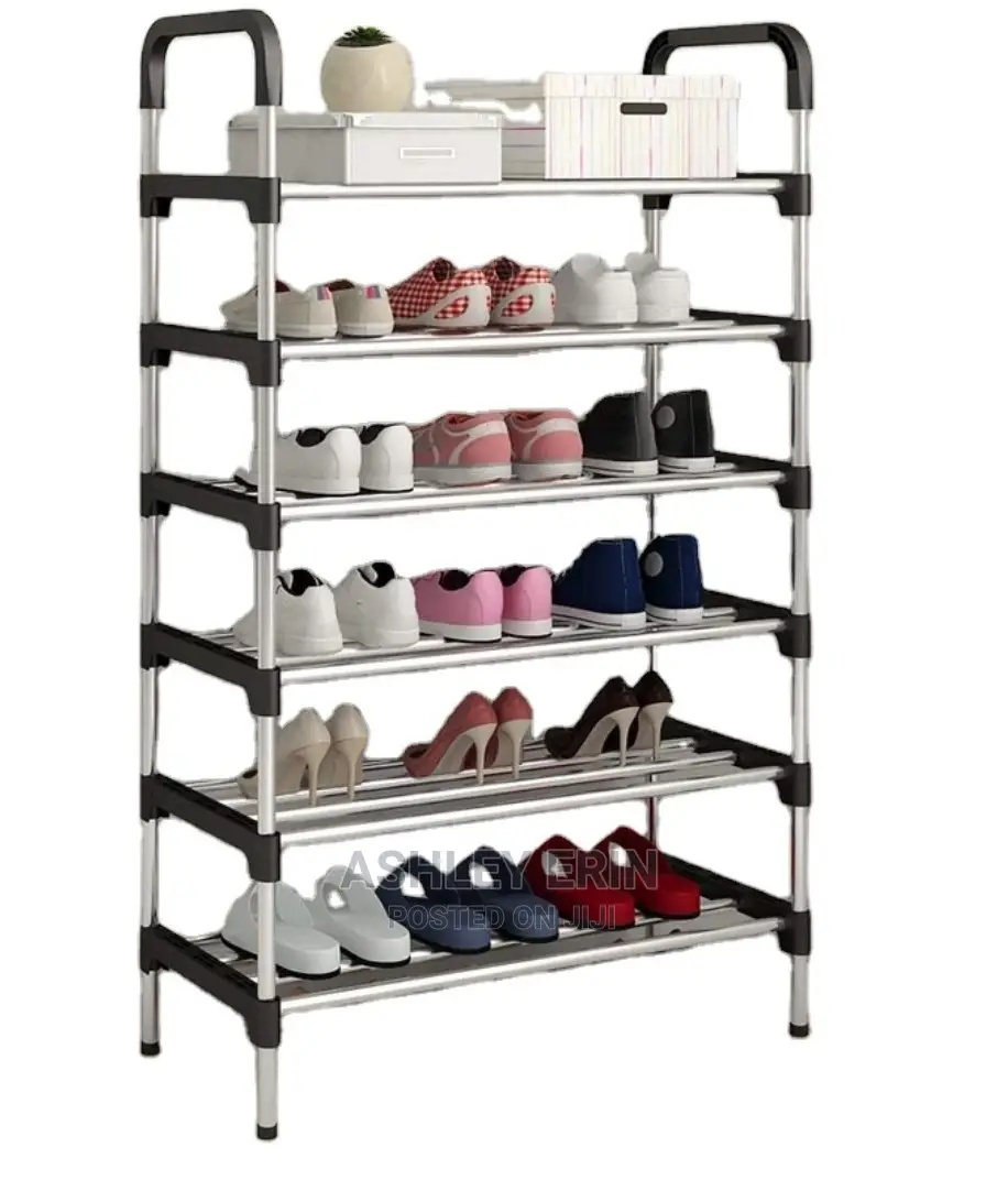 Metallic Shoe Rack / 6 Tier Shoe Rack
