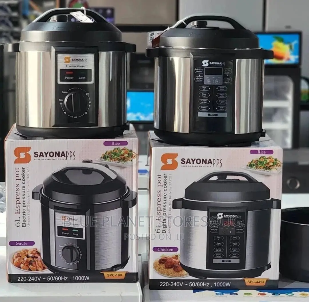 SAYONA 6.0litre Digital Pressure Cooker \\ 1000w \\ SPC-4413