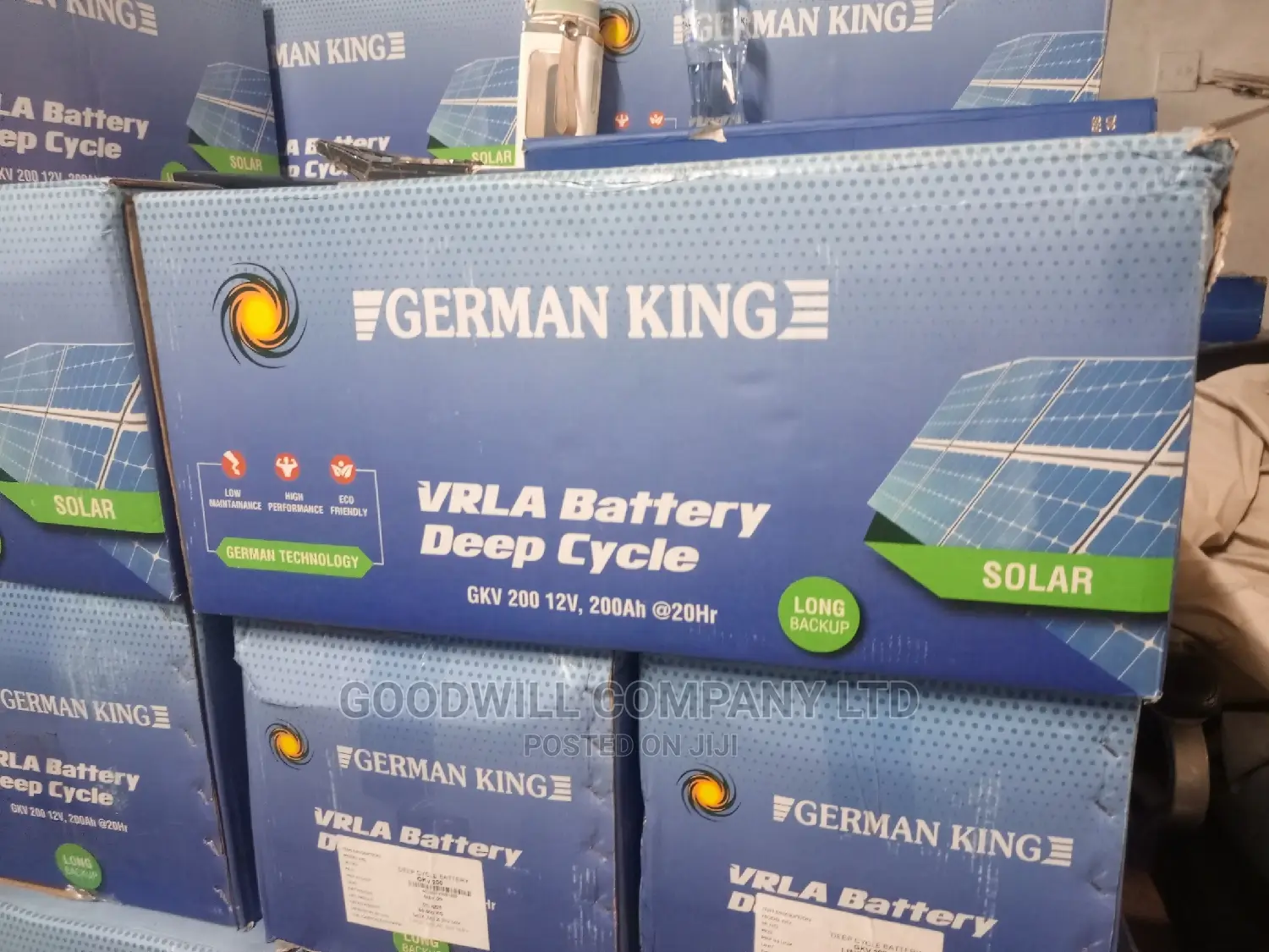 200ah German King Batteries for Solar