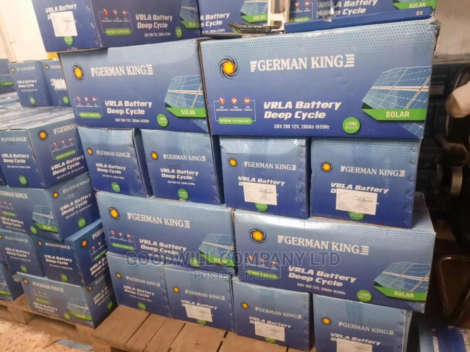 200ah German King Batteries for Solar