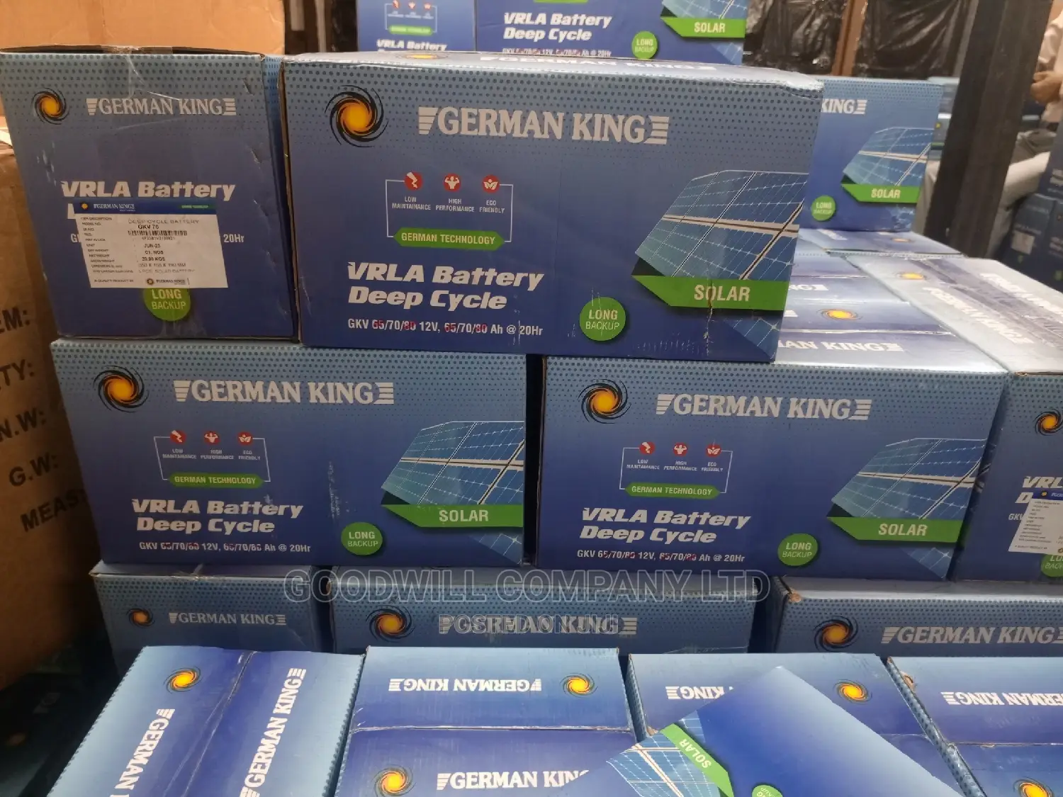 70ah German King Batteries for Solar
