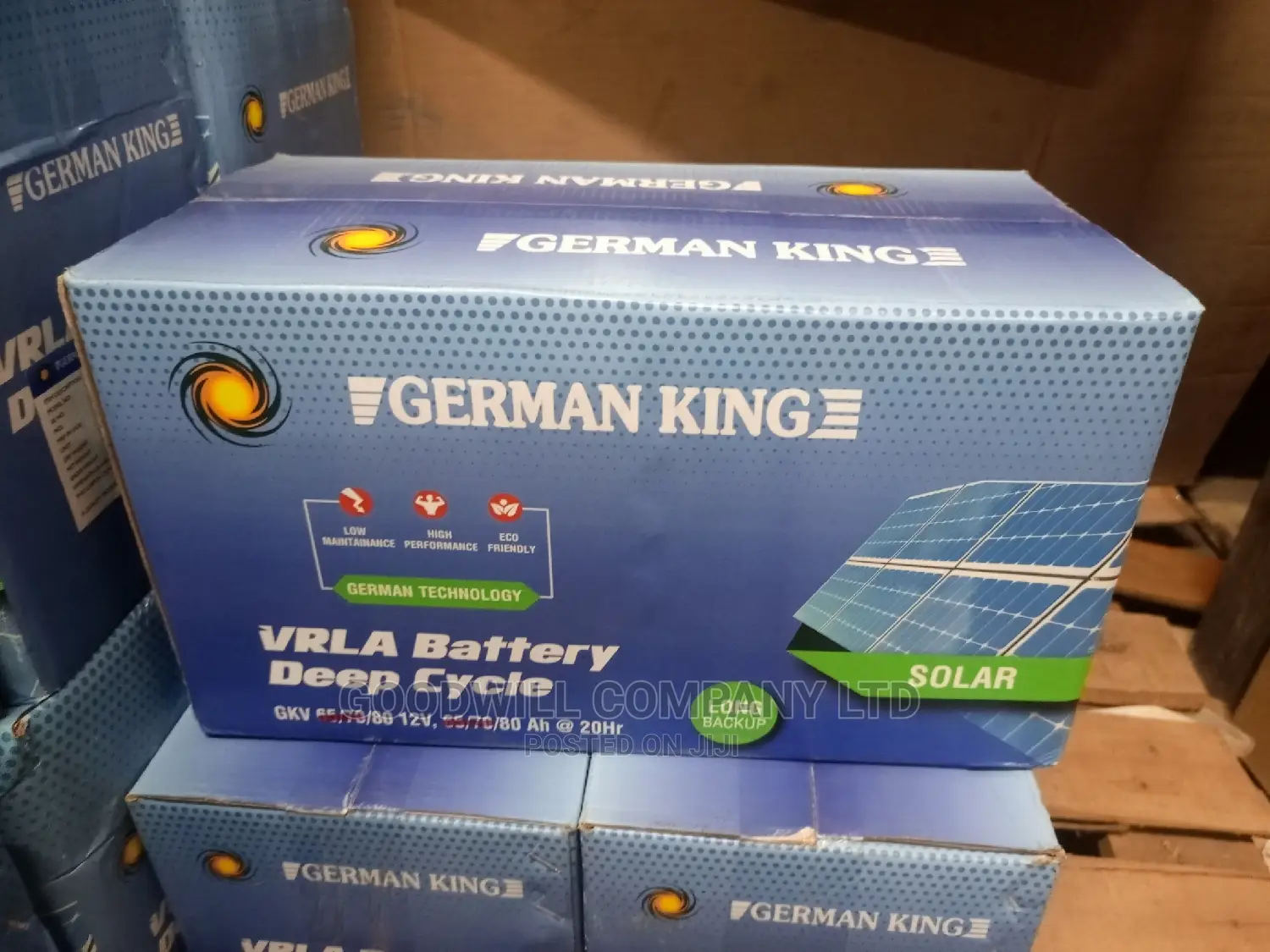 80ah German King Batteries for Solar