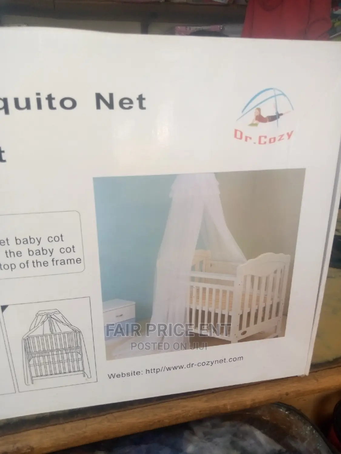 Classy Baby Coat Mosquito Net.( White)