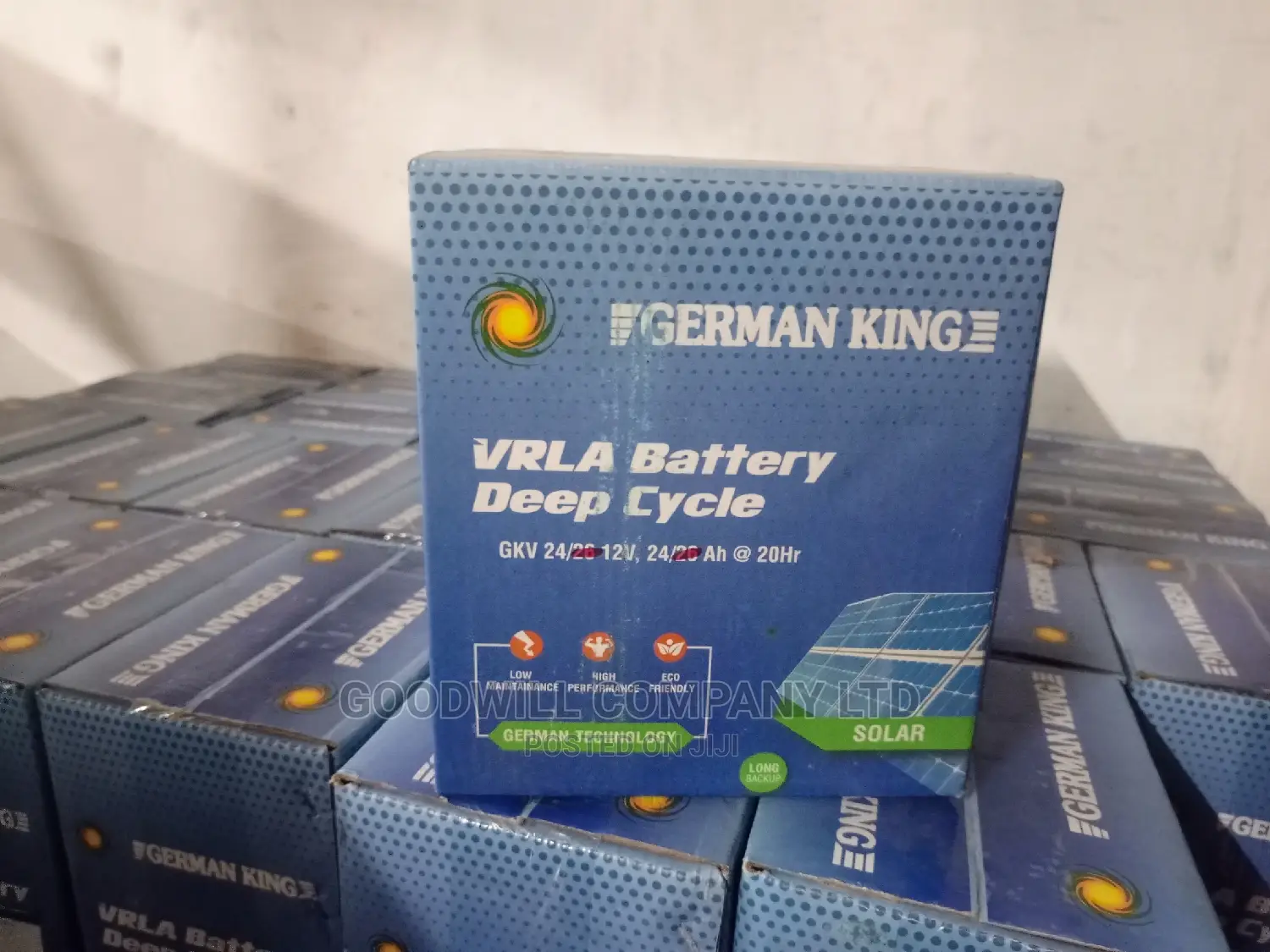 24ah German King Batteries for Solar