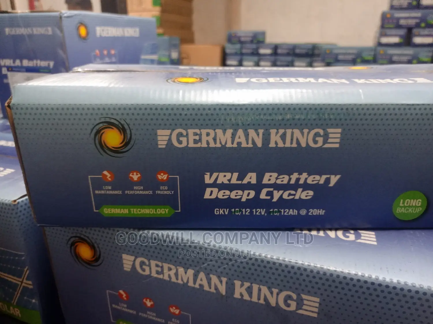 12ah German King Batteries for Solar