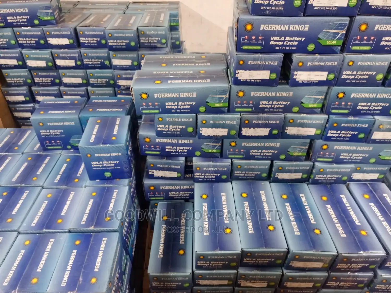 7ah German King Batteries for Solar
