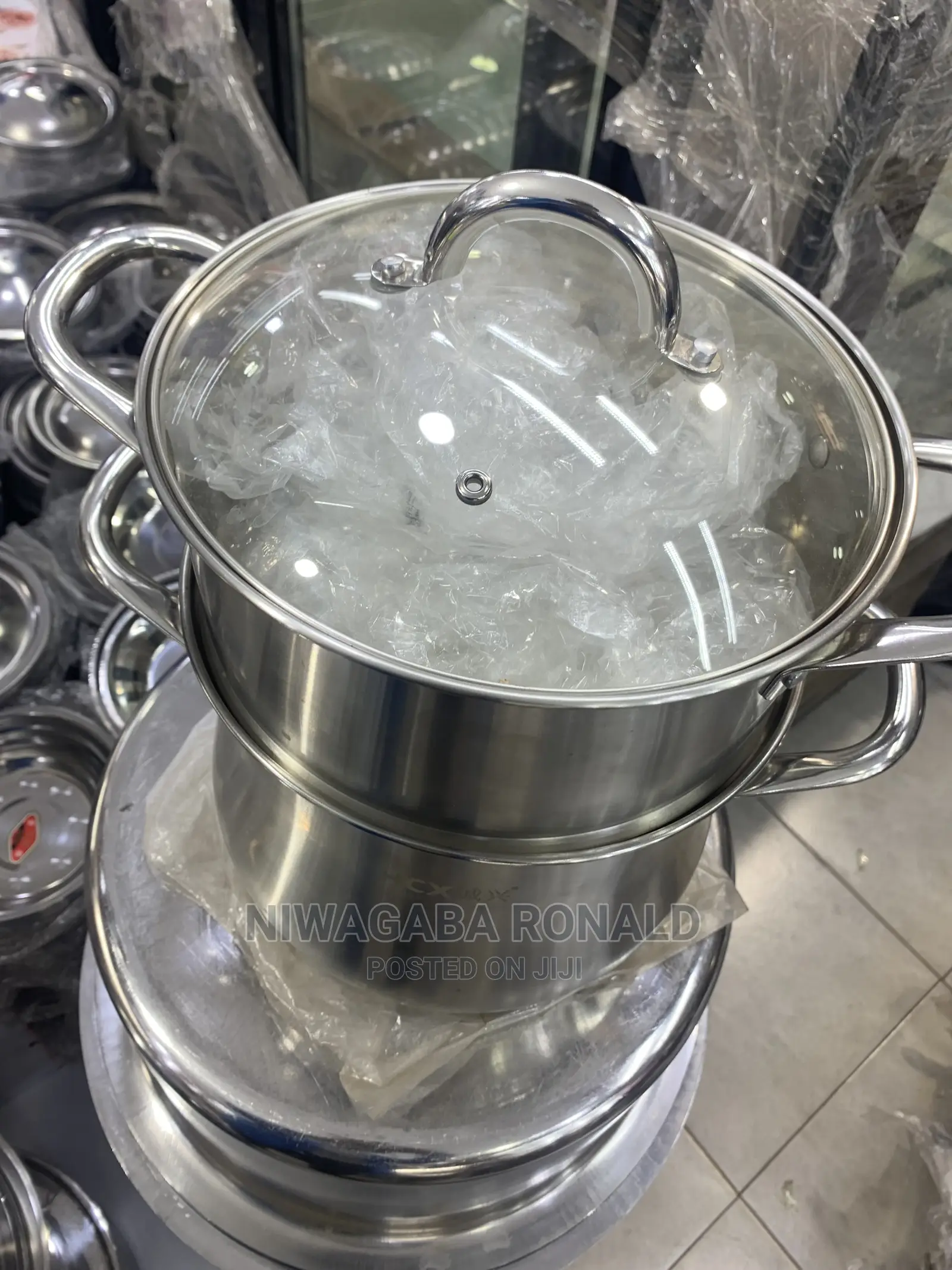 2 Layer Drum Shape Food Steamer