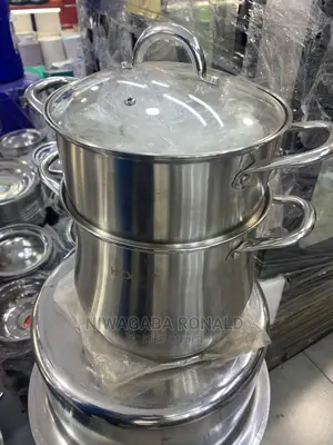 2 Layer Drum Shape Food Steamer
