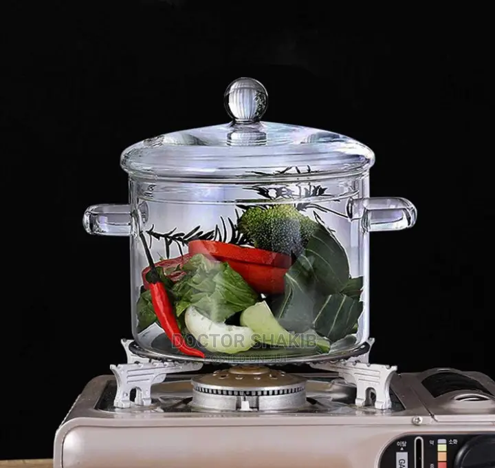 Glass Cooking Pot