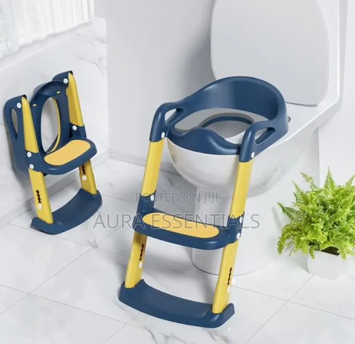 Toilet Training Seat With Anti-slip Step Ladder
