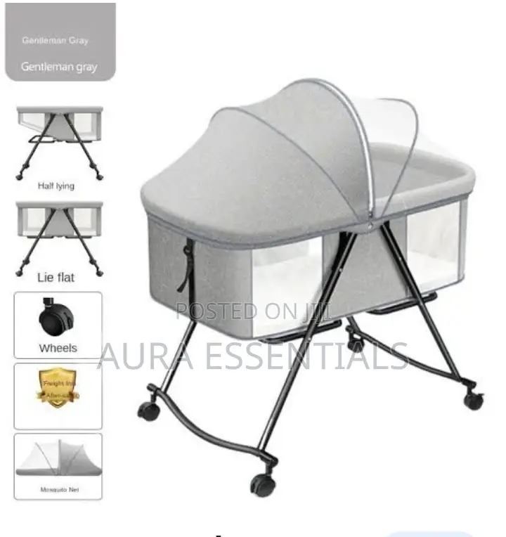 2 in 1 Rocking Bassinet/Crib for New Born Baby