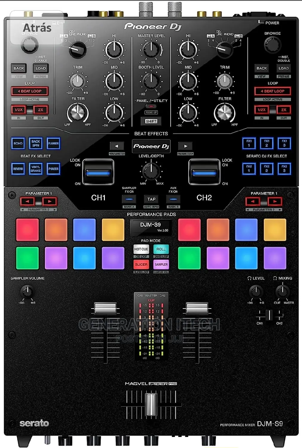 Pioneer DJ DJM-S9 DJ Mixer for Serato DJ