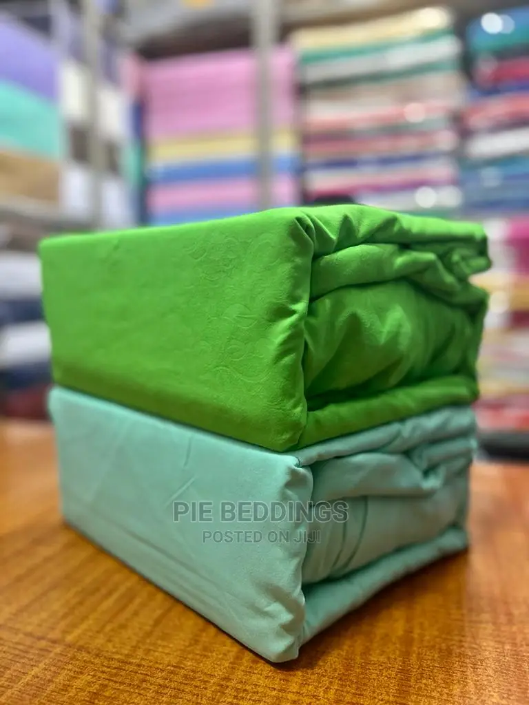 Plain Bedsheets With Lastic and Pillow Cases