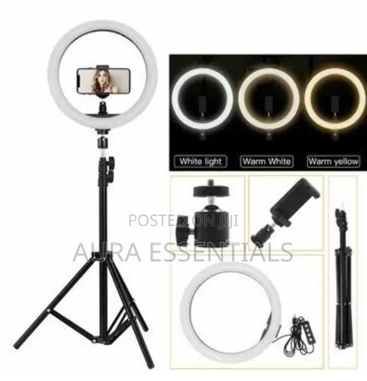Rechargeable 12inch Ring Light